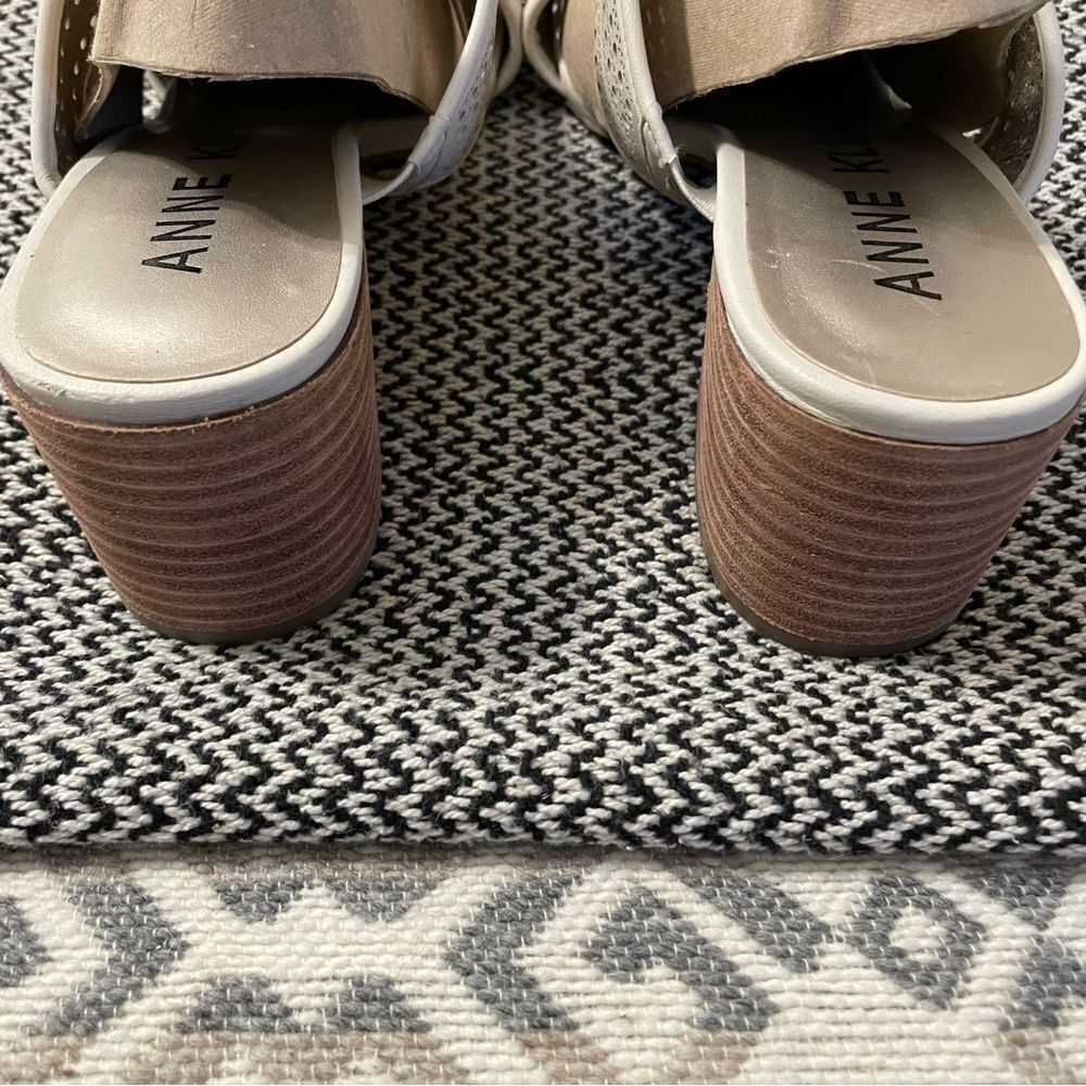 Anne Klein Cream Sandals - Picture 5 of 9